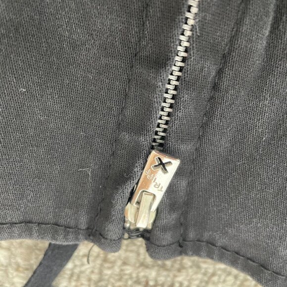 Tripp NYC Daang Goodman Royal Bones Black Pleated Corset Mini Skirt Y2k - Picture 7 of 8